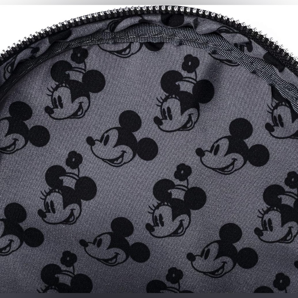 Loungefly classic Mickey & Minnie Mouse Backpack - Picture 4 of 7